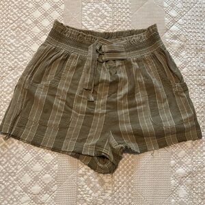 Free People Striped Shorts